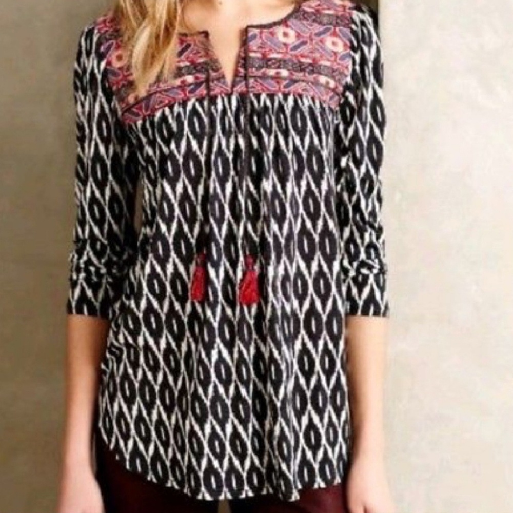 ANTHROPOLOGIE One September Boho Top!